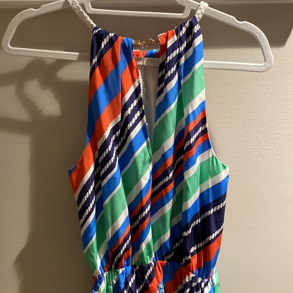 Beautiful silky Lily Pulitzer size Medium nautical dress. Dress up or down - Picture 2 of 3